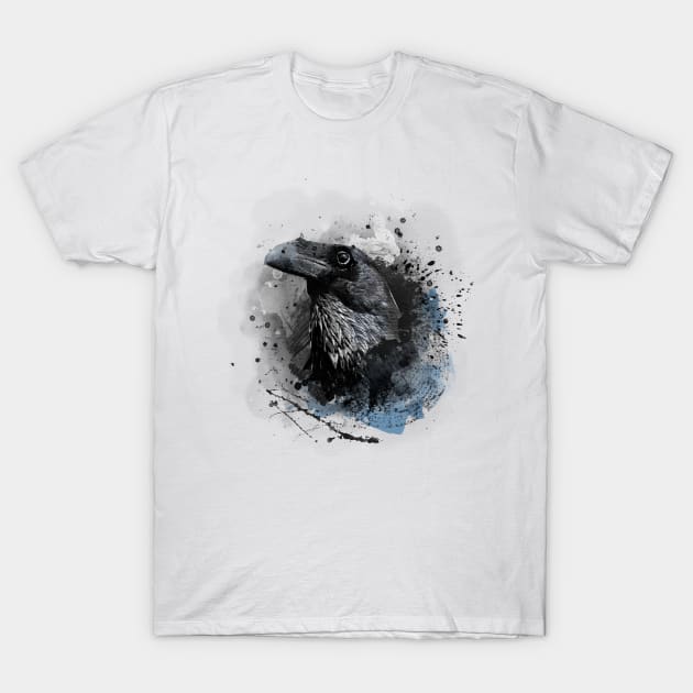 Crow bird art #crow #bird T-Shirt by JBJart